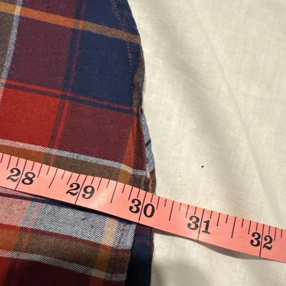 Banana Republic‎ Long Sleeve Button Down Shirt Plaid Men Sz Large With Pocket